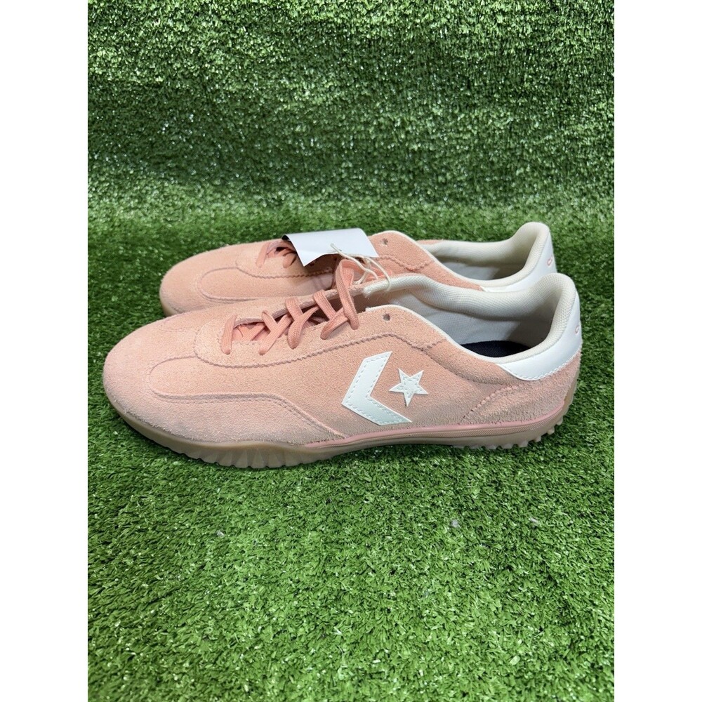 NWT Converse Run Star Trainer Flamingo Fade Pink White Suede Sneakers Mens Sz 9